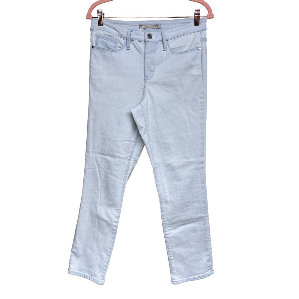 Athleta Sculptek Skinny Jeans Crop‎ Glacier Wash Women's Size 8